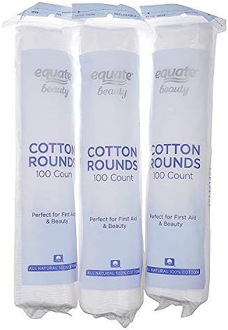 Equate Beauty Cotton Rounds, 300 Ct | Amazon (US)