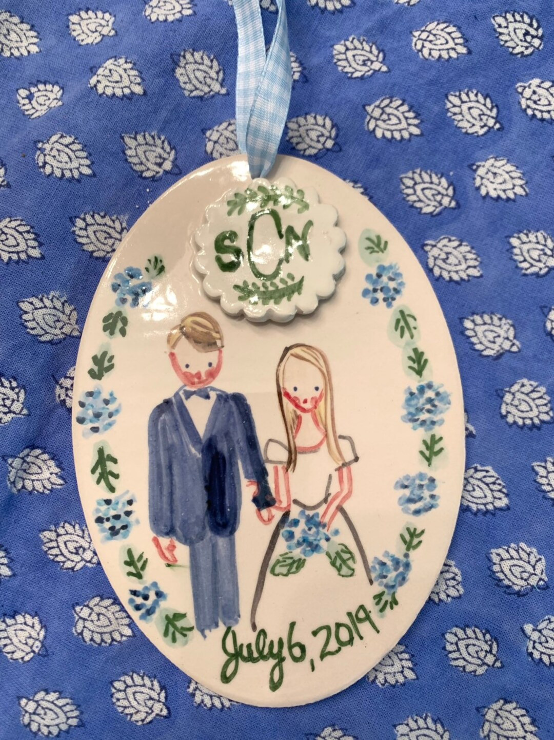 Wedding Ornament, Personalized Wedding Ornament , Custom Wedding Gift, Handpainted Wedding - Etsy | Etsy (US)