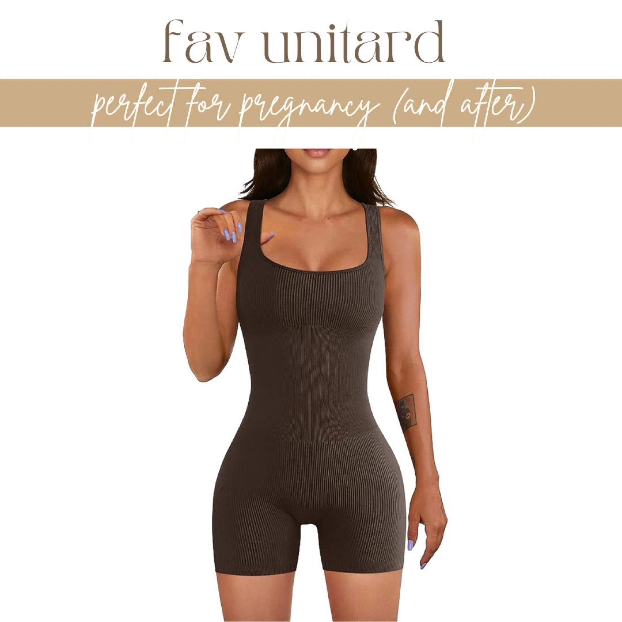 postpartum outfit, pregnancy outfit, pregnancy jumpsuit, pregnancy romper, pregnancy unitard, fall unitard, brown romper, second trimester outfit, third trimester outfit, bump style 

#LTKstyletip #LTKbump #LTKbaby