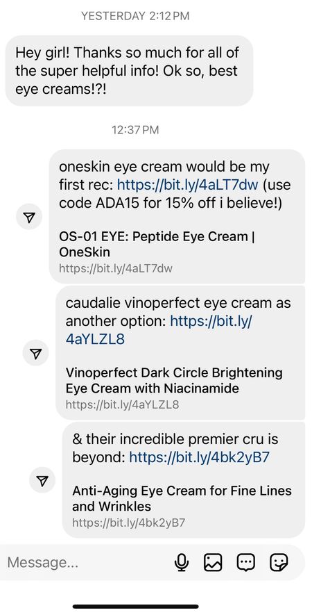 current eye cream staples 👀 

eye creams, eye cream recommendations 

#LTKbeauty