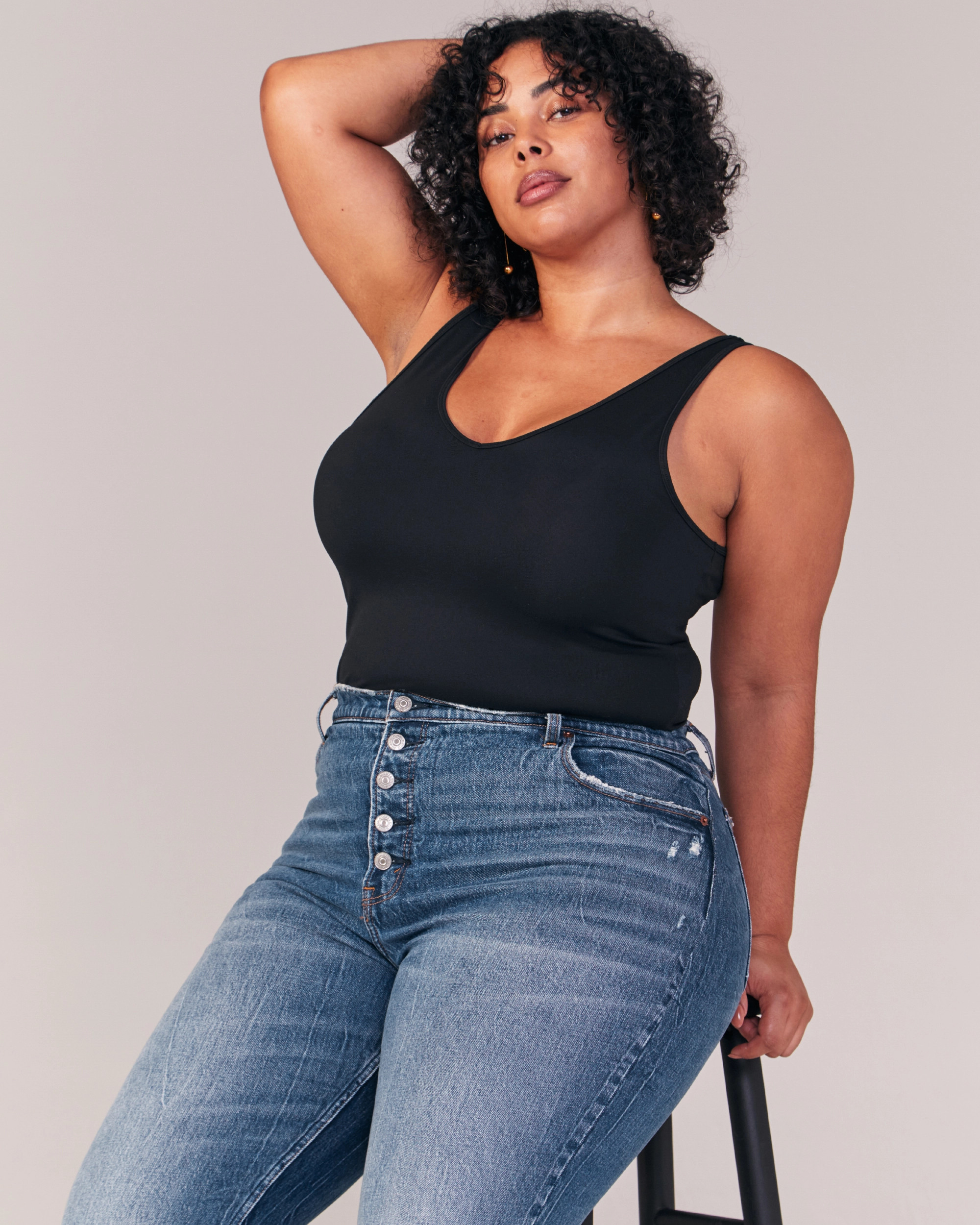 High Rise Skinny Jeans | Abercrombie & Fitch (US)