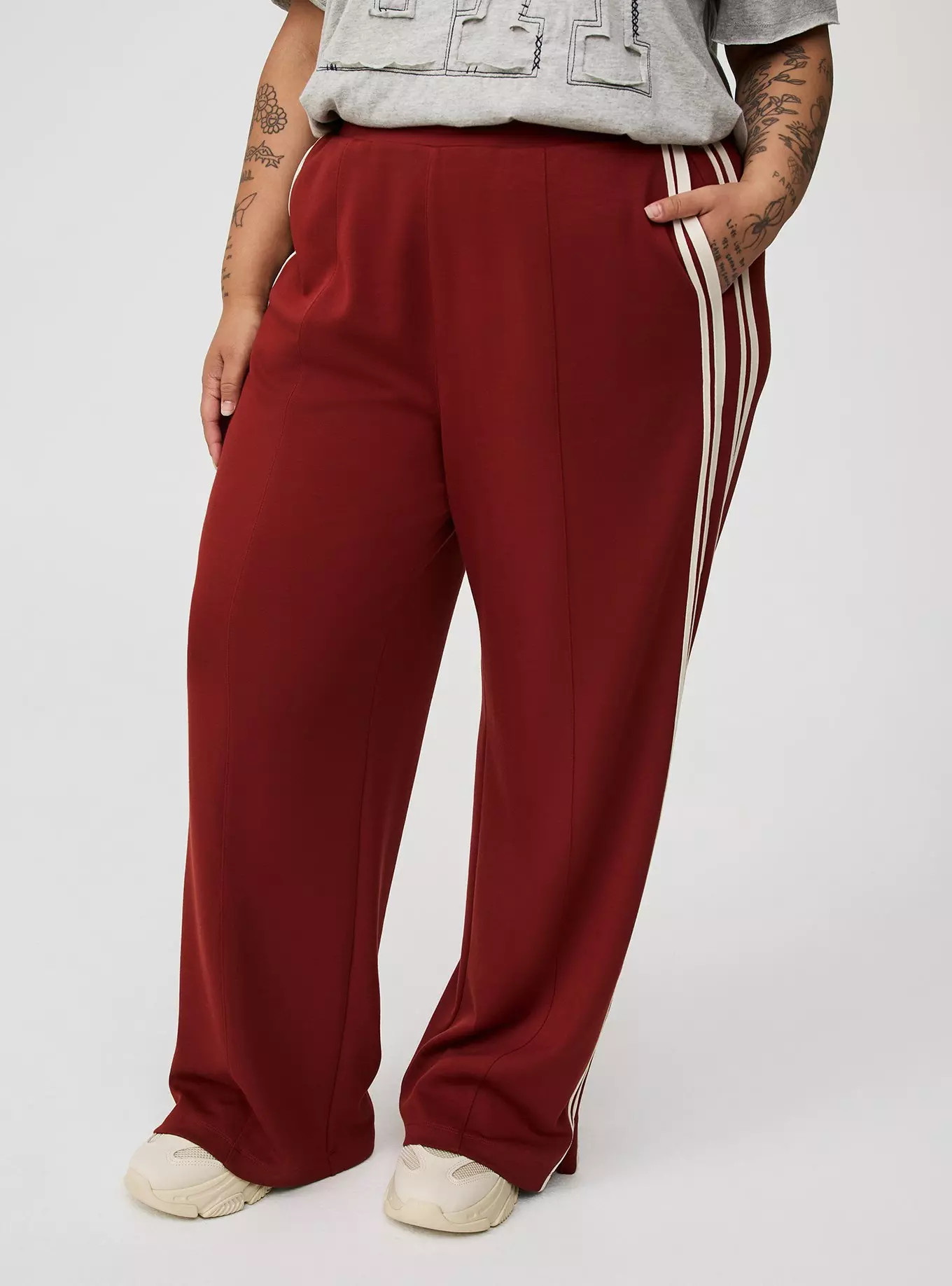 High-Rise Pull-On Track Pant | Torrid (US & Canada)