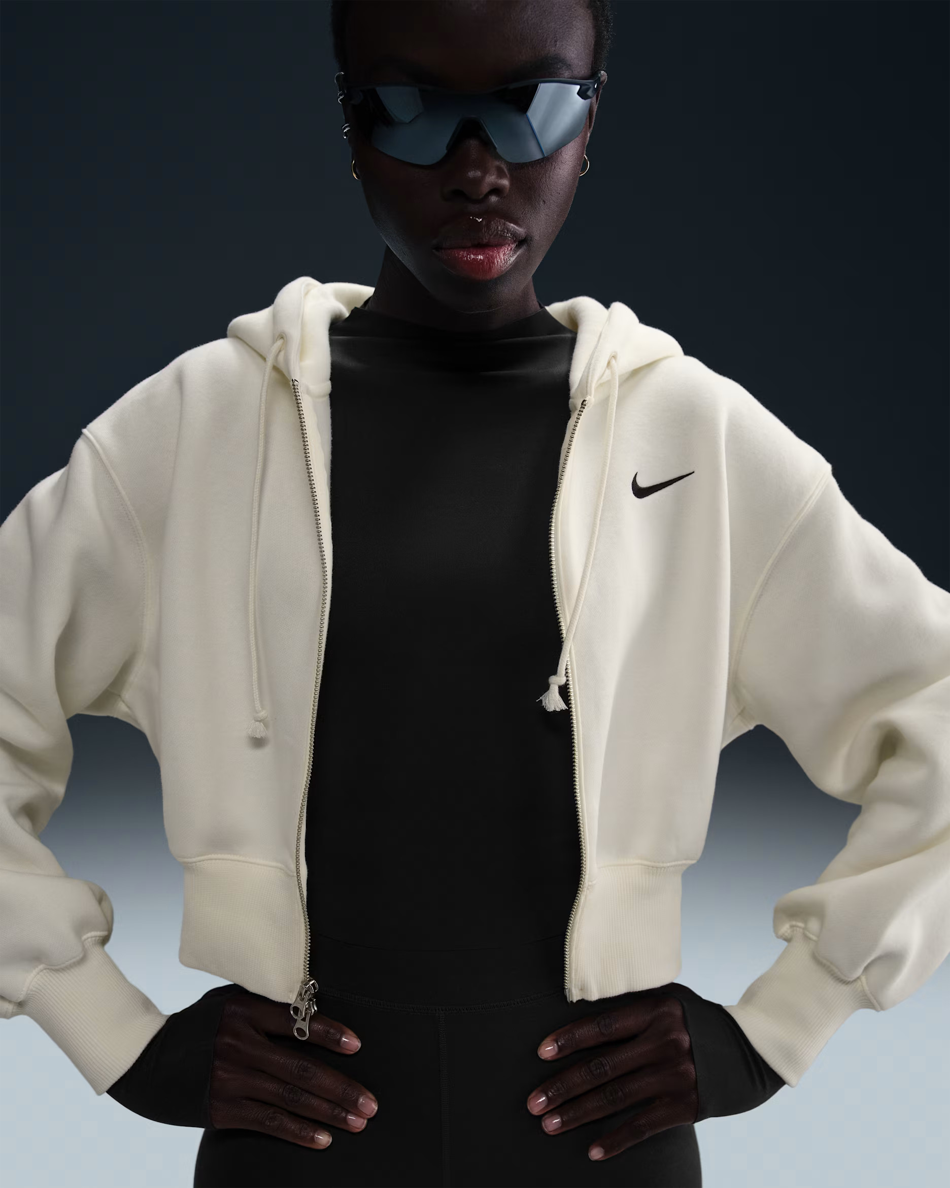 Nike Sportswear Phoenix Fleece Women's Loose Cropped Full-Zip Hoodie | Nike (US)