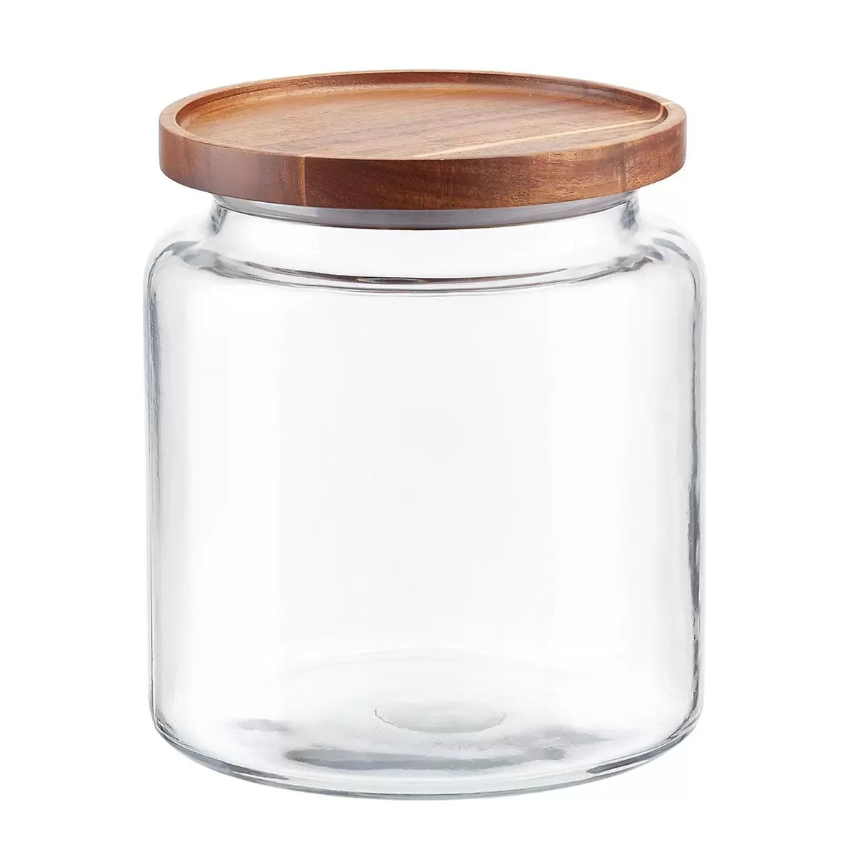 anchor 2 qt. Montana Jar Acacia Lid | The Container Store