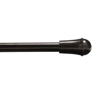 48 in. - 84 in. Single Cafe Curtain Rod in Oil Rubbed Bronze | The Home Depot