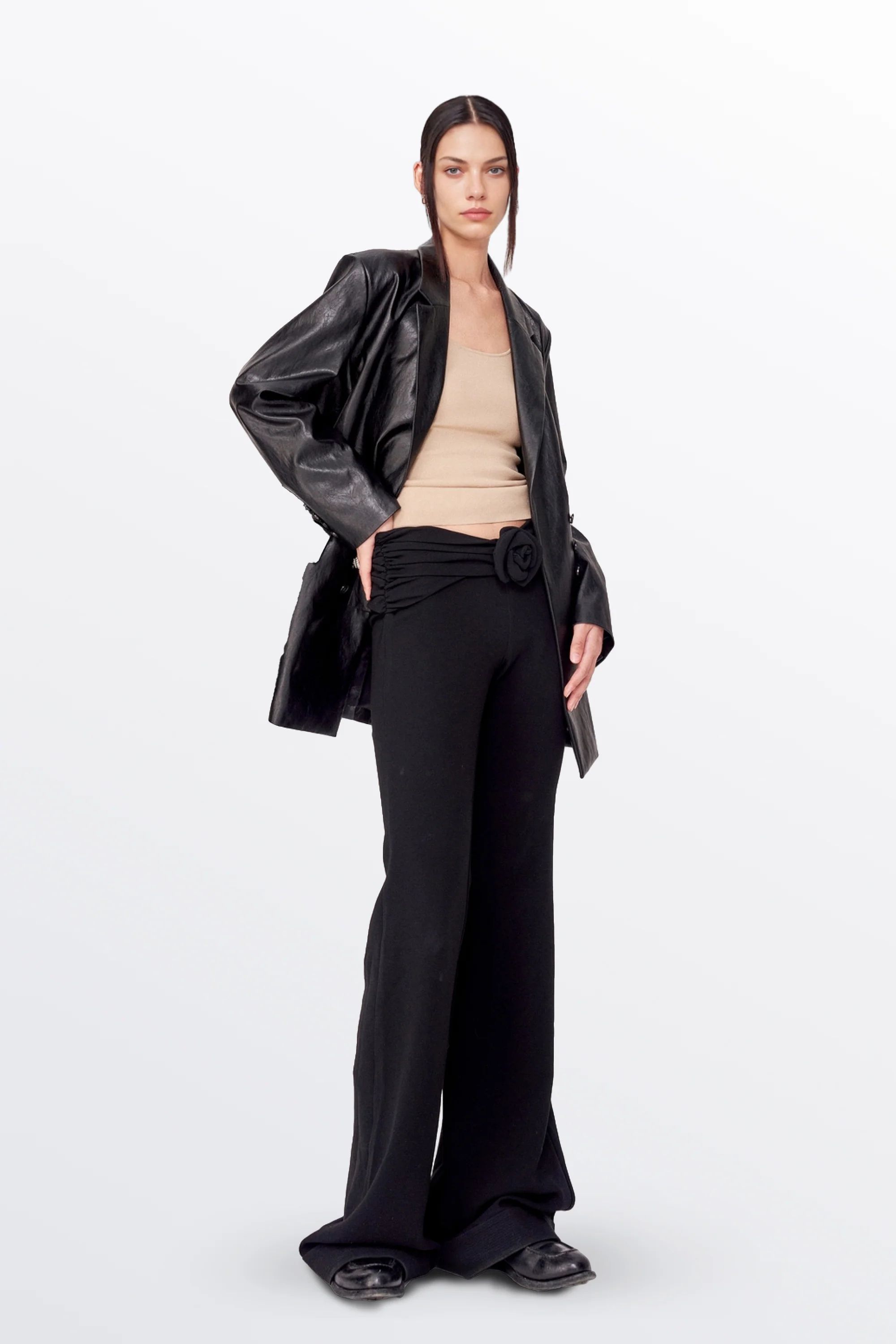 Elena Blazer Jacket in Eco Leather | Fabrique