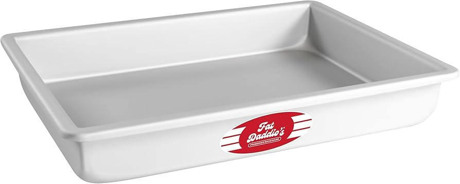 Fat Daddio's POB-9133 Anodized Aluminum Sheet Cake Pan, 9 x 13 x 3 Inch | Amazon (US)