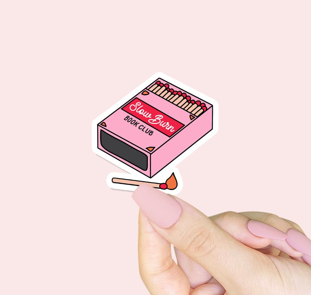 Slow Burn Book Club Sticker - Etsy | Etsy (US)