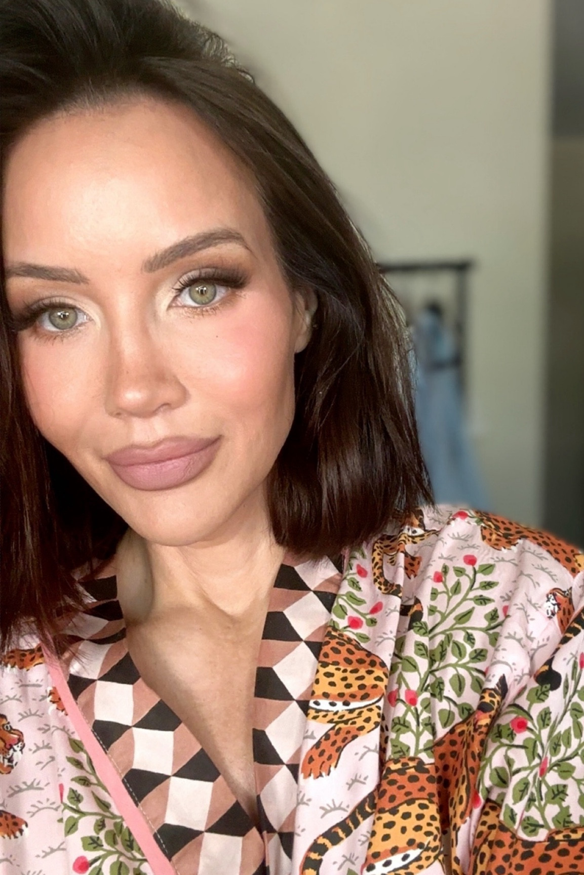 Here are the products that I used for this look: used to be 1.25” barrel curling iron to get a bend to the hair with the root lift while my hair was wet. 
Lips are Iconic Nude lipliner with Mac’s Girl’s Weekend lipstick. 
I used the elf brow wax with a spoolie brush along with my Seint eyeshadow in Trust to fill in and shape my brows. 
My eyeliner is cocoa from Victoria Beckham on top and Smoky quartz on the waterline at the bottom. I used #Lillylashes in Wild Child with individual lashes on the inner corner.  With a couple swipes of the Ilia mascara, I combed my natural lashes into the faux lash line
Used Beauty pie super cheek in lotus. 
Used Laura Mercier Soft Pink setting powder with a just barely damp beauty blender. 

#LTKOver40 #LTKootd #LTKBeauty