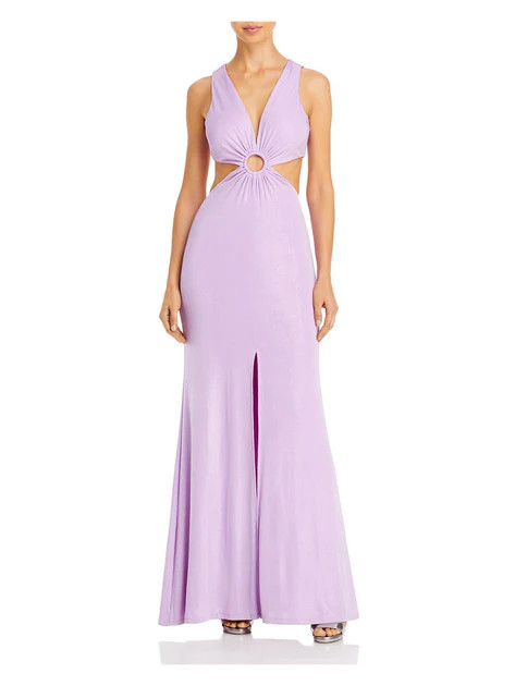 Womens Ruched Cut-Out Evening Dress | Shop Premium Outlets