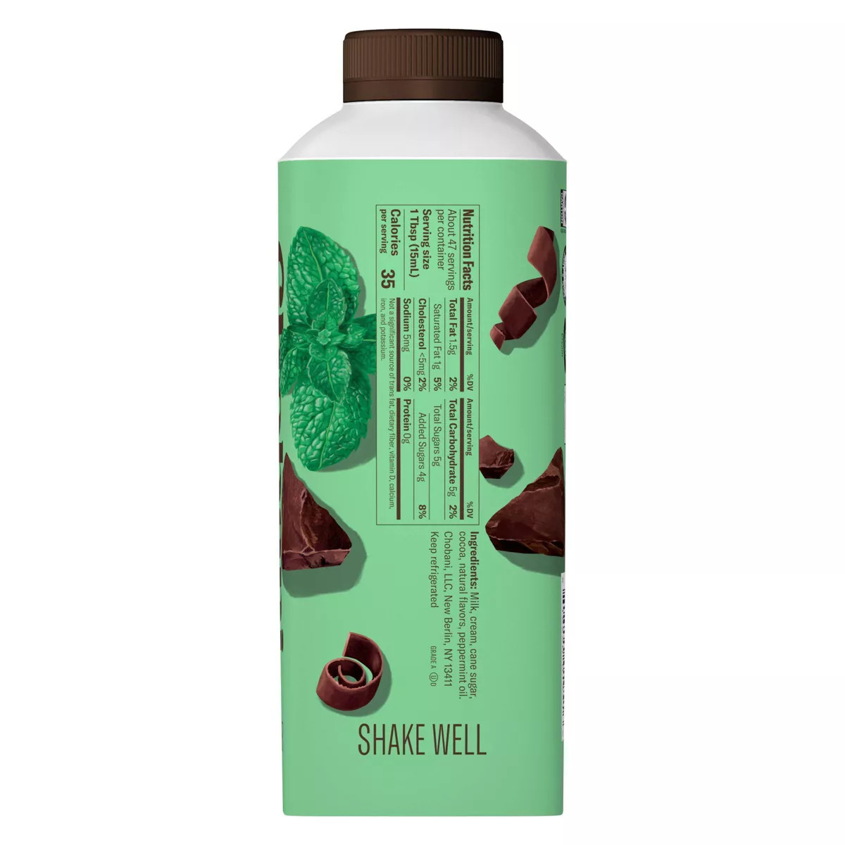 Chobani Peppermint Mocha Dairy Creamer - 24 fl oz | Target