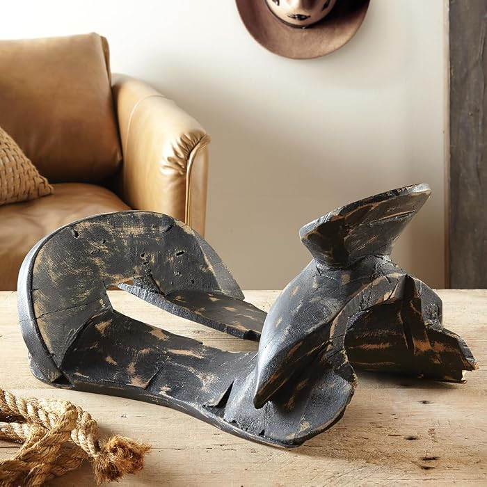 BLACK FOREST DECOR Stockton Creek Reclaimed Wood Saddle Tree – Rustic Western Stand | Amazon (US)