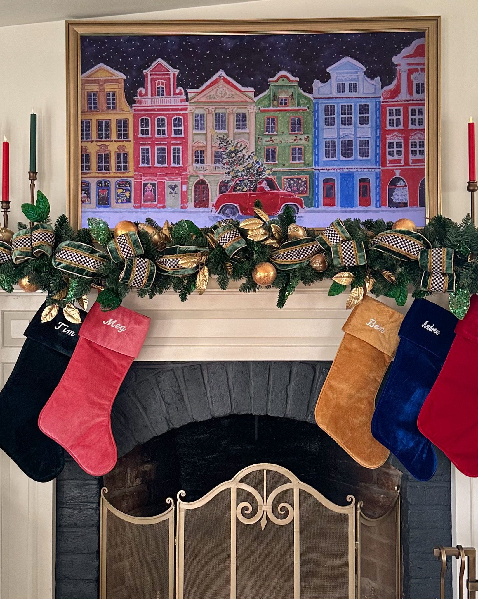 My family room is officially Christmas complete! ✨ Cozy, classic, and full of little festive touches I love.

family room holiday decor festive accents Christmas home cozy Christmas living room mantel decor garland stockings holiday candles neutral holiday decor classic Christmas style

#LTKHoliday #LTKHome #LTKSeasonal