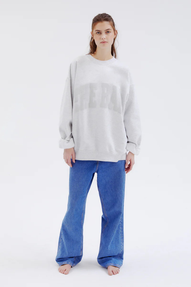 VARSITY SWEATSHIRT LT HEATHER GREY TONAL | The Bar