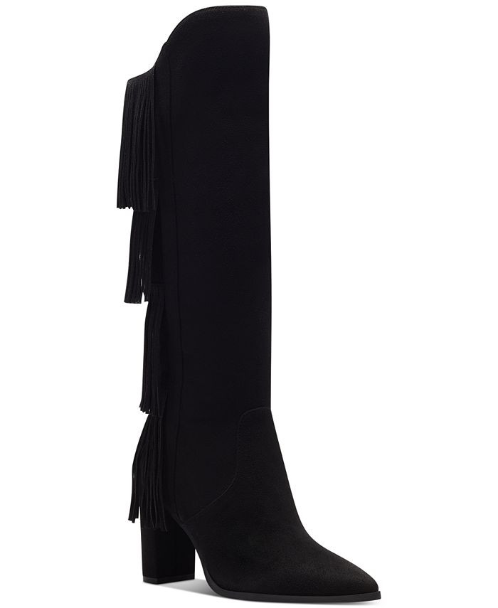 INC International Concepts Yomesa Fringe Boots, Created for Macy's & Reviews - Boots - Shoes - Ma... | Macys (US)