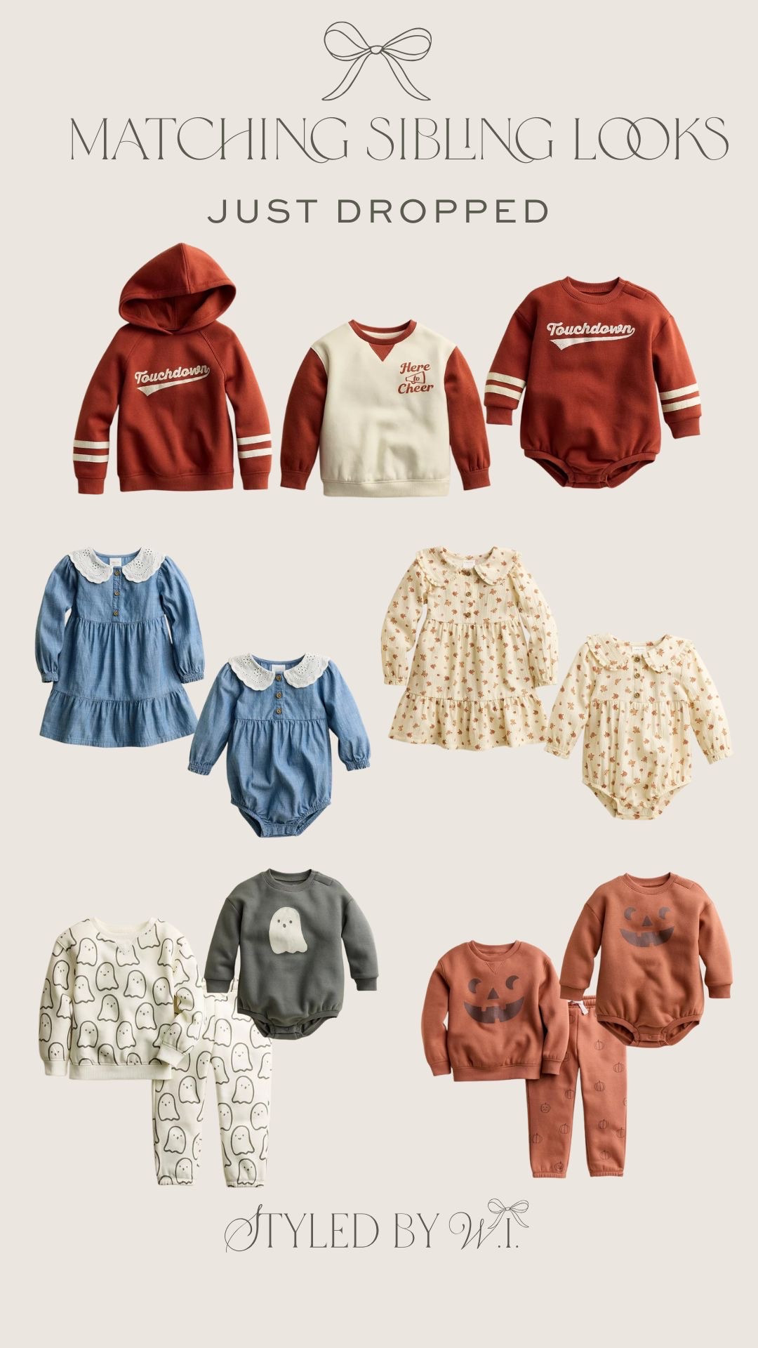 Matching sibling look from Little Co!

#LTKKids #LTKSeasonal #LTKStyleTip