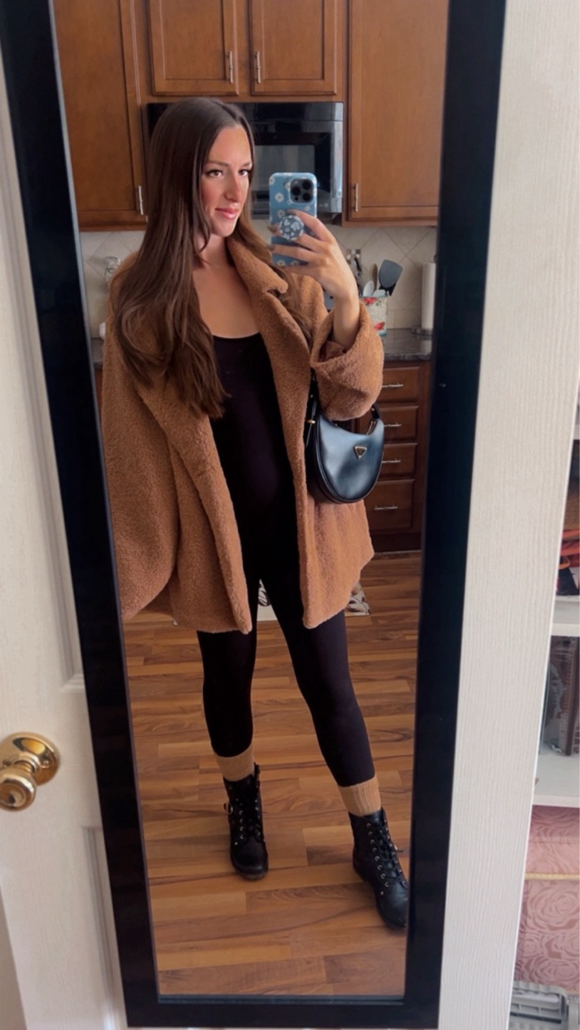 Obsessed w/ this teddy coat 🧸 It’s so warm for this fall weather we’re having and it comes in a maternity size! Great for your growing bump 🤰🏻

#LTKStyleTip #LTKFindsUnder50 #LTKBump