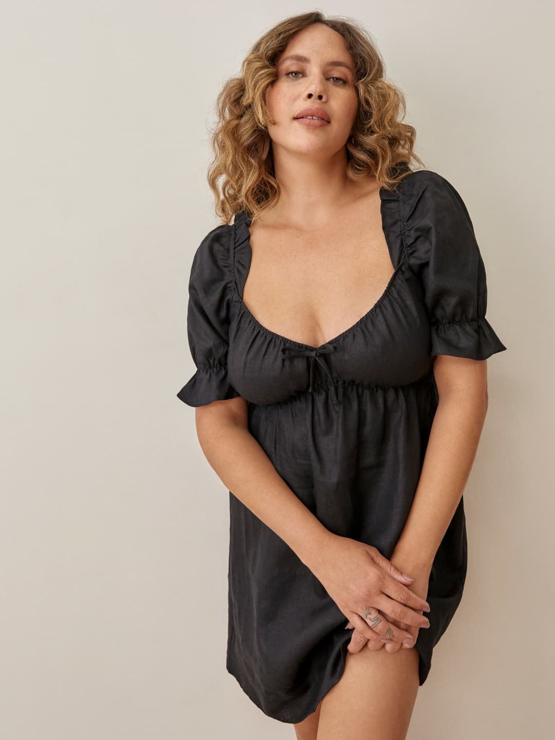 Channa Linen Dress | Reformation (Global)