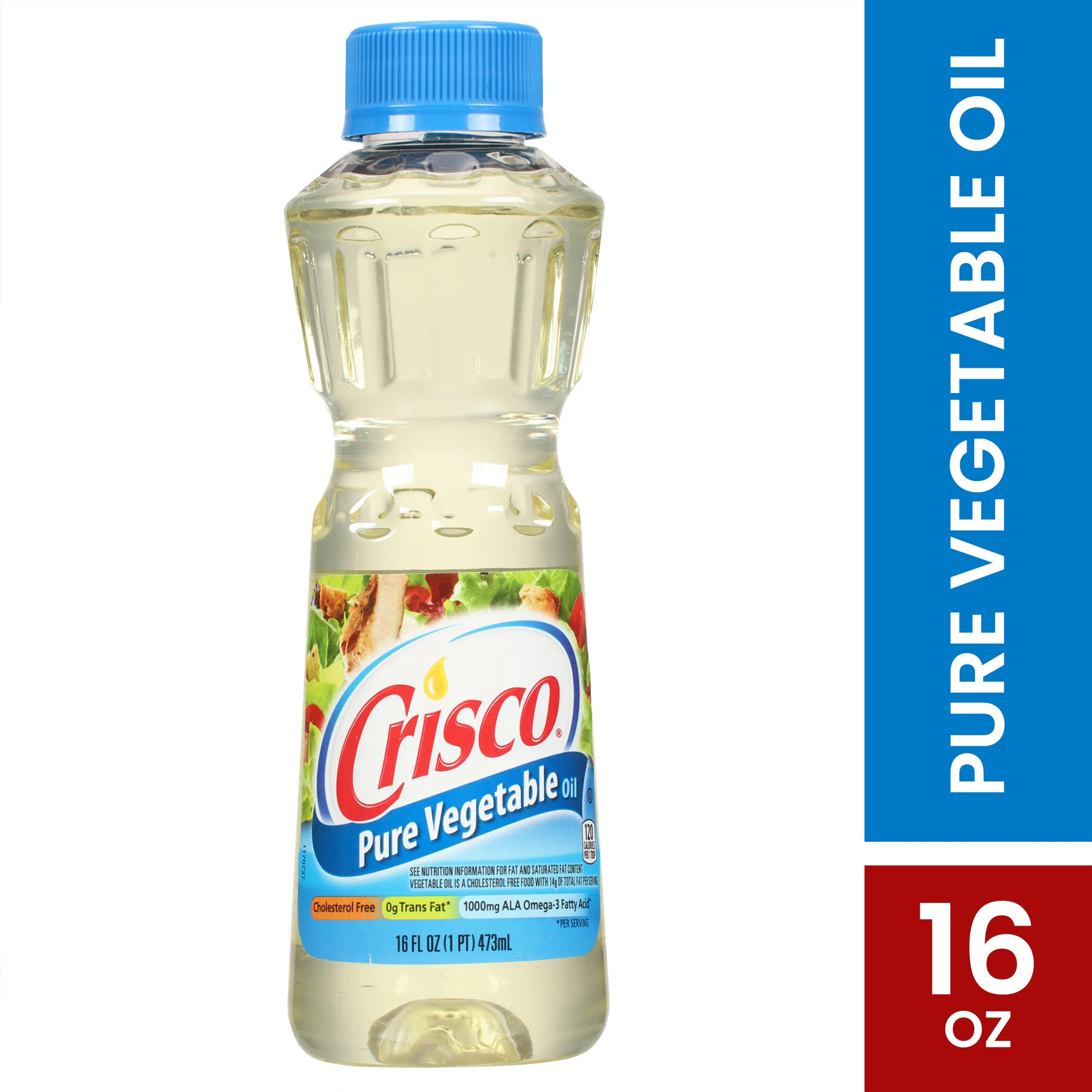 Crisco Pure Vegetable Oil, 16 fl oz | Walmart (US)