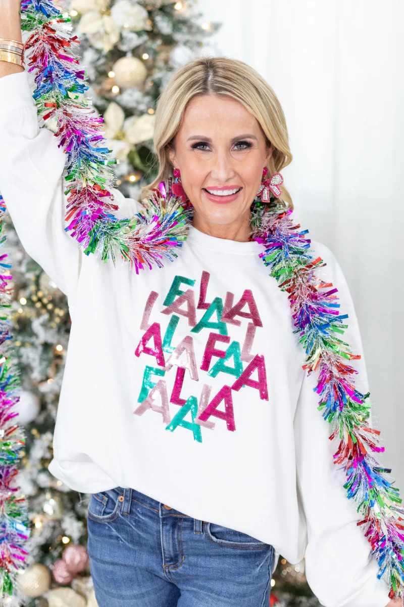 Millie Sweatshirt- FA LA LA | Avara