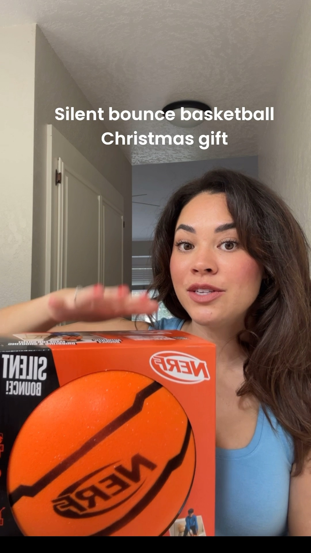 6 and up Christmas gift idea: silent bounce basketball #nerf #walmart 