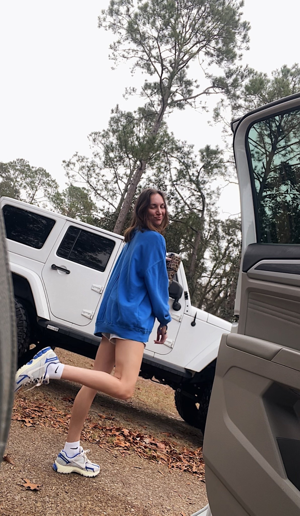 Dad shoes: true to size, sweatshirt: runs way oversized, this is a medium