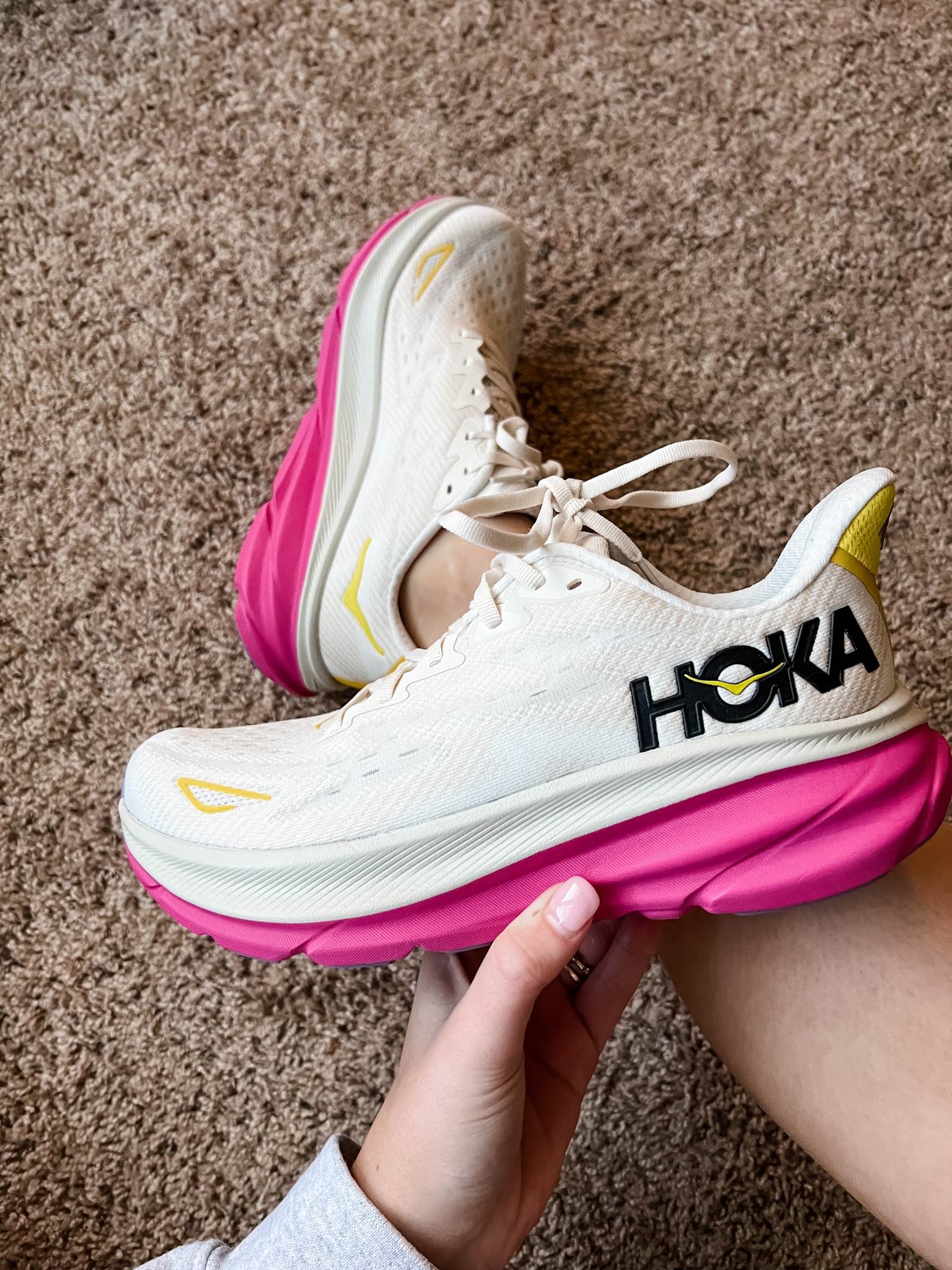 Hoka - Clifton 9 - running shoes - running inspired - cute shoes - pink shoes - travel shoes - comfy shoes

#LTKshoecrush #LTKtravel #LTKstyletip