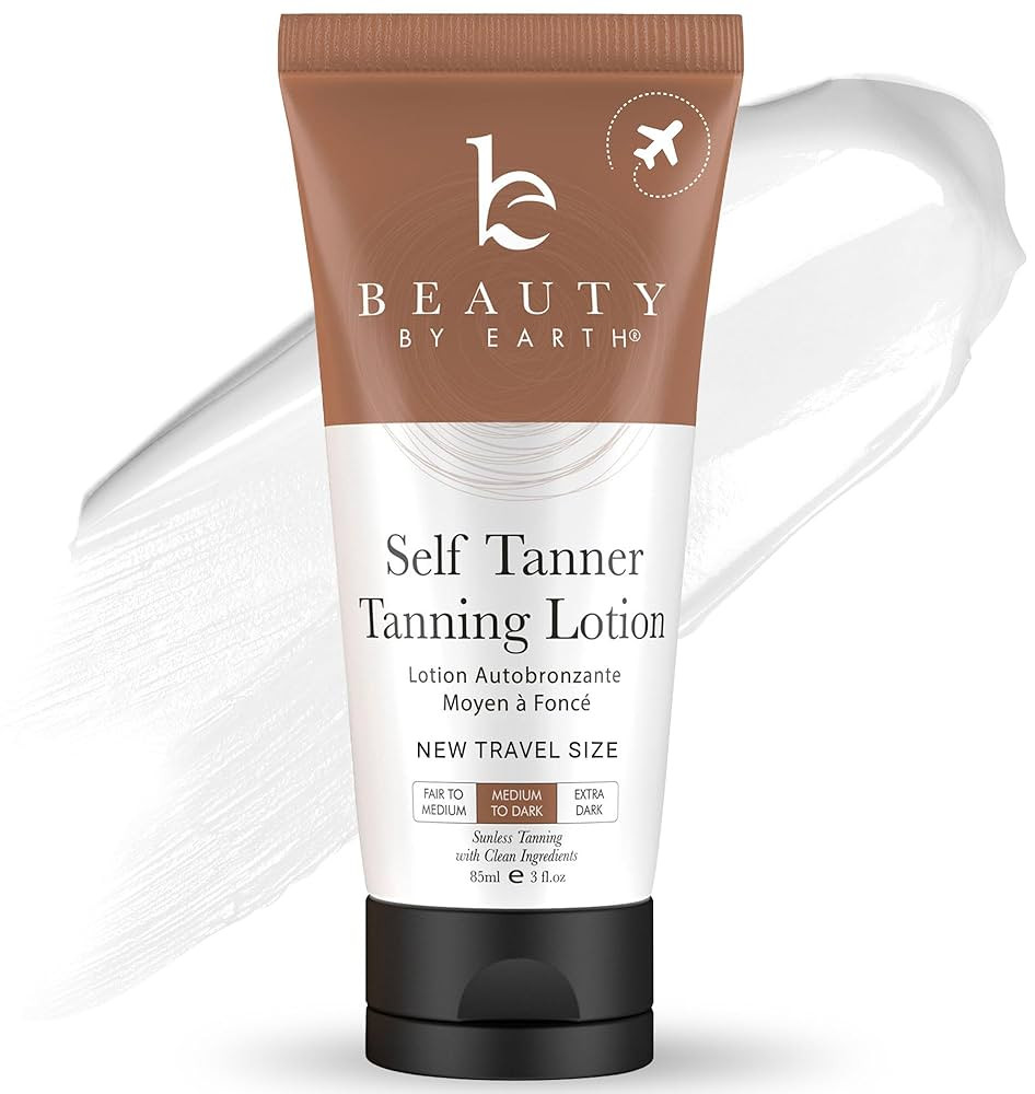 Tanning Lotion Self Tanner - USA Made with Natural & Organic Ingredients, Travel Size Self Tan Lo... | Amazon (US)