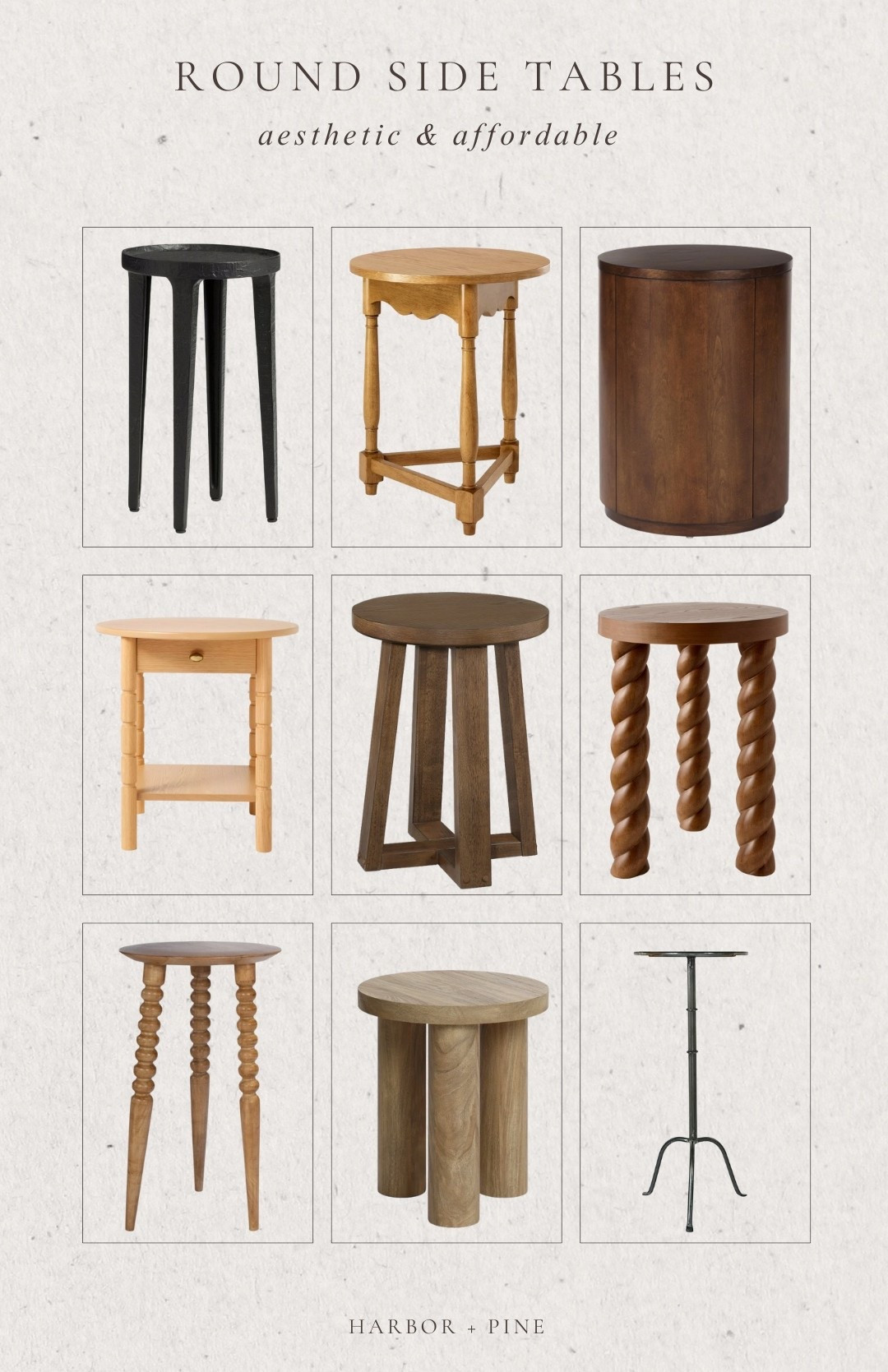 Affordable & aesthetic side tables 

#LTKHome #LTKSaleAlert