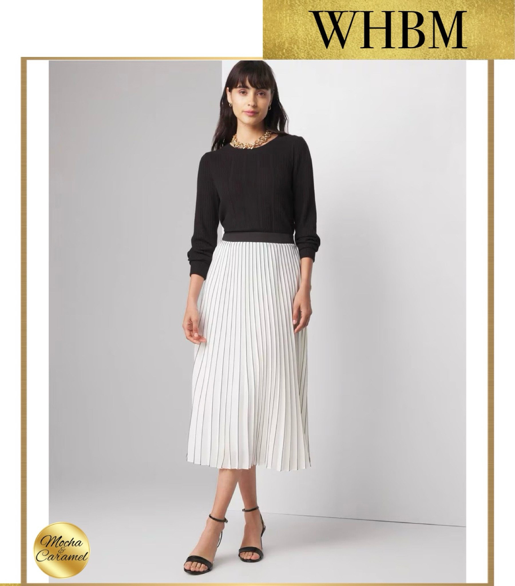 White House Black Market • Smocked Pleated Midi Skirt

#LTKworkwear #LTKSeasonal #LTKstyletip
