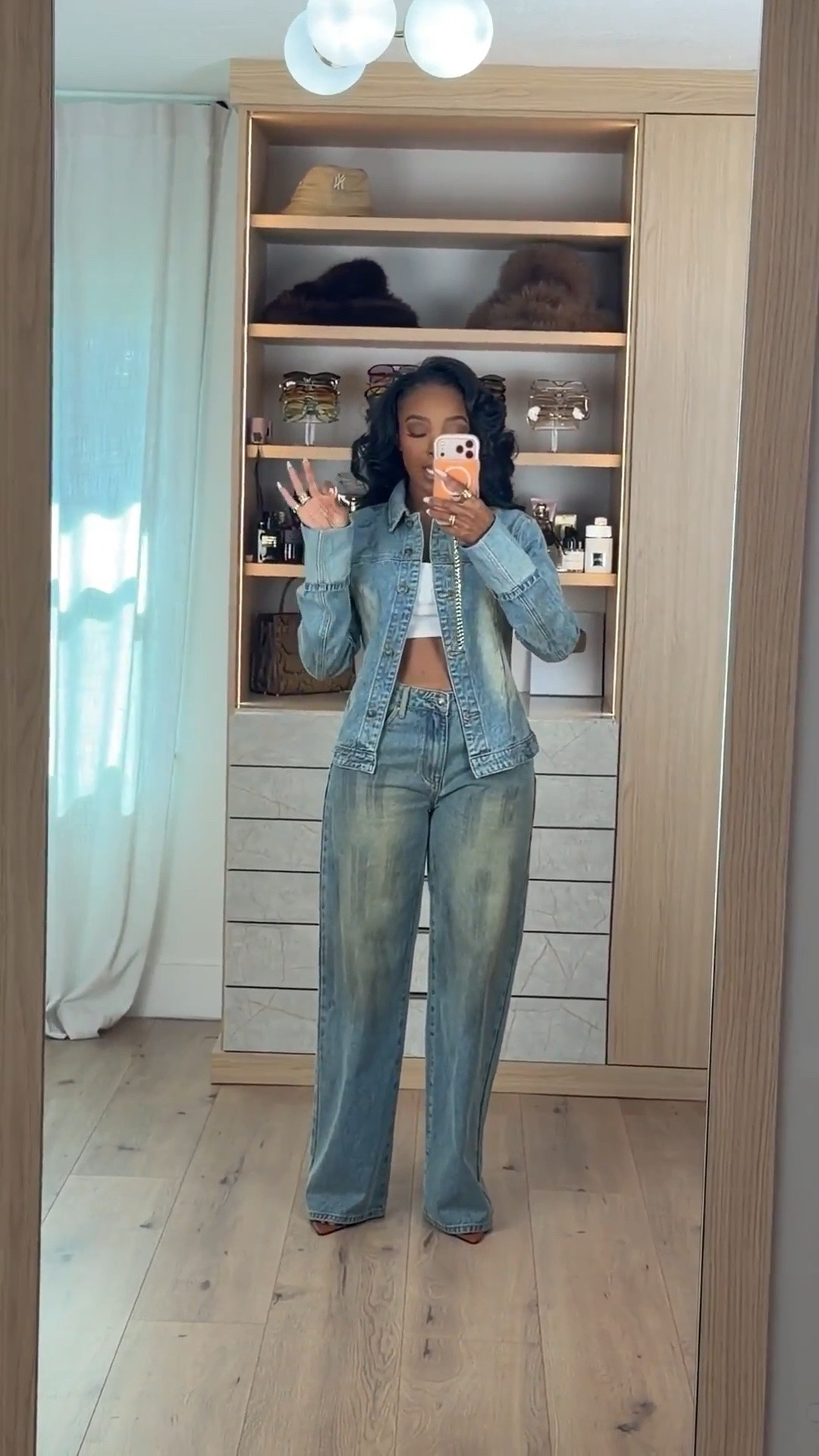 Scroll to shop! ✨ Everything from this look is linked below. 👇🏽    

Wearing: Size Small | 5’4” | 140 lbs | Denim 2 Long

📲   Download the FREE LTK app & follow me (@kirasfashionfinds) to shop all my daily finds.  #LTKootd #LTKPetite #LTKU