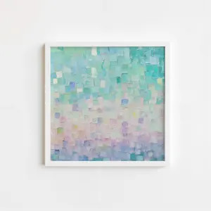 Printable Abstract Art Print, Pastel Art, Abstract Wall Art, Teal, Mint, Pink and Purple Modern D... | Etsy (Global)