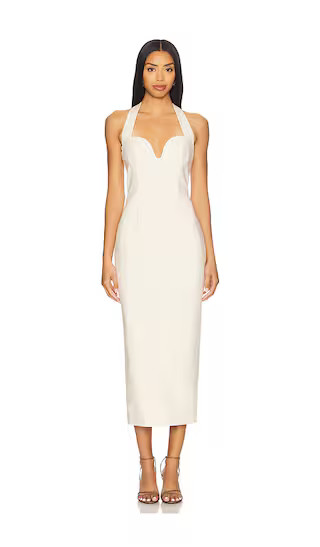 Halee Maxi Dress in White | Revolve Clothing (Global)