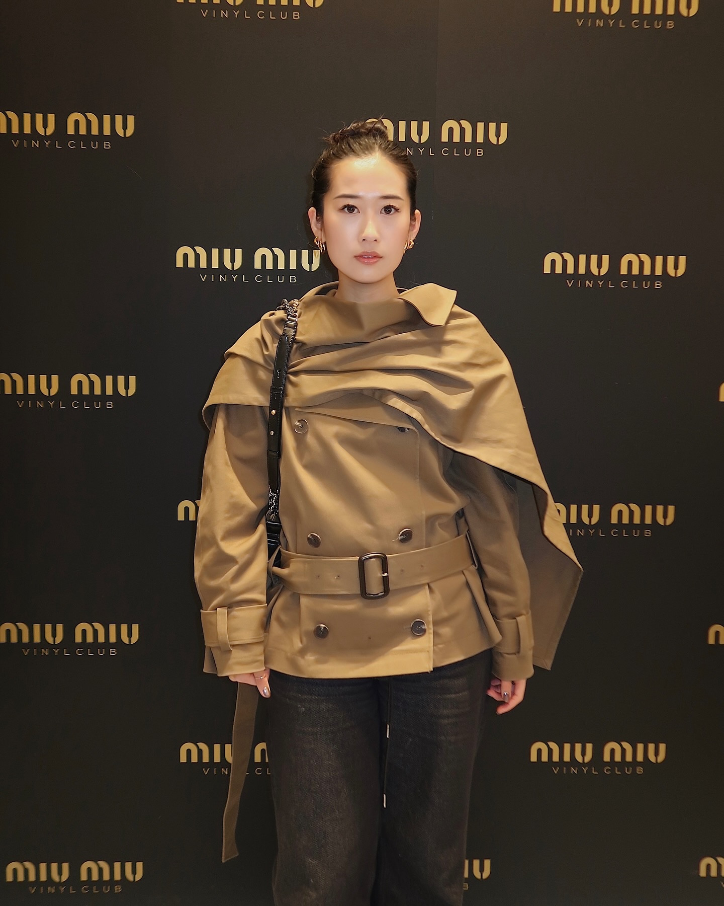 night out with @miumiu 📀✨