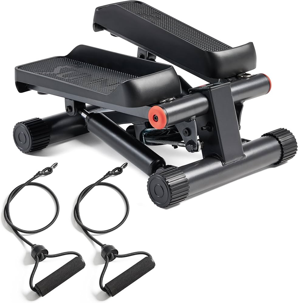 Sunny Health & Fitness Mini Steppers for Exercise at Home, Stair Step Workout Machine With Resist... | Amazon (US)