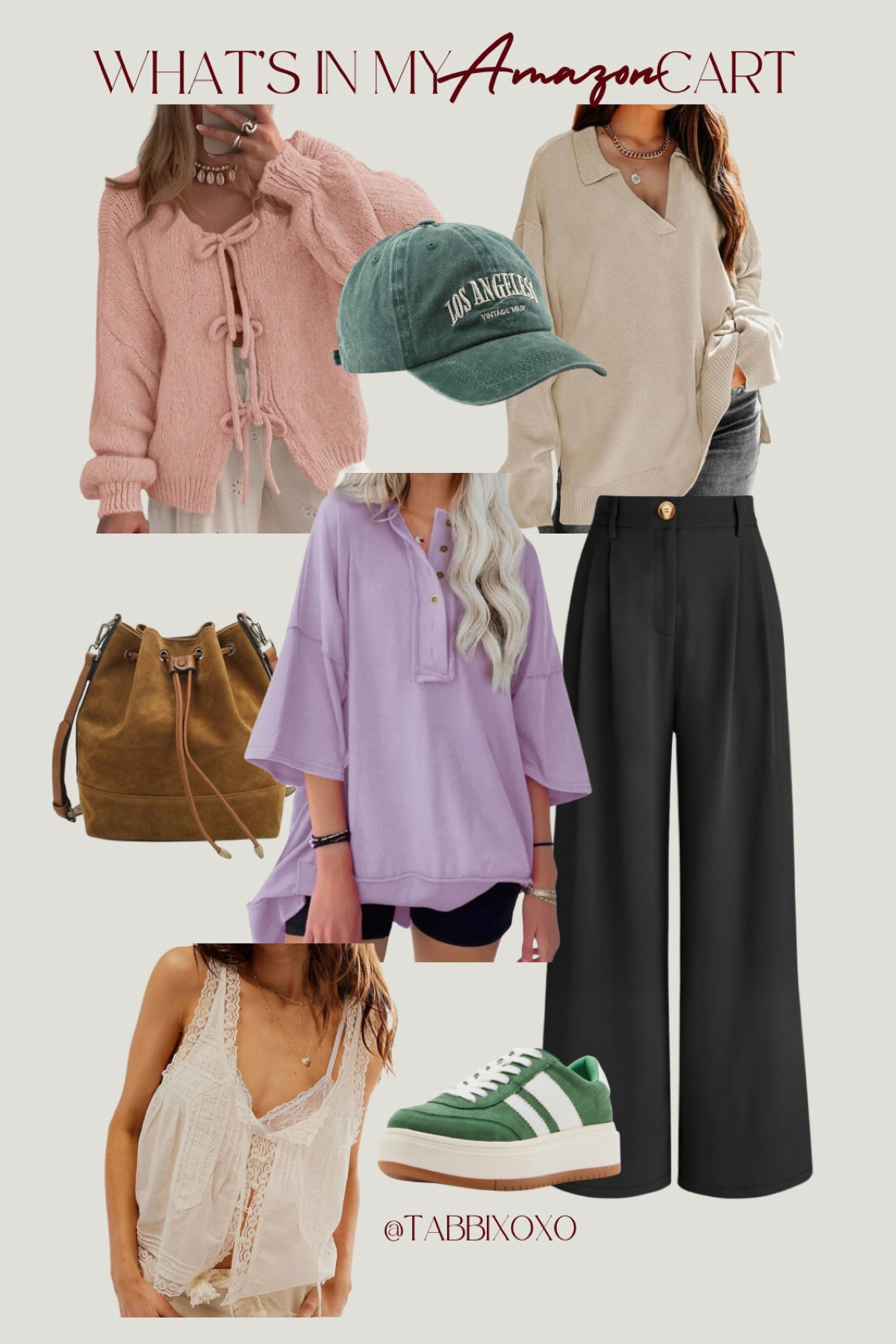 amazon finds in my cart!! ordering the pink sweater to go with the heart jeans in my other post for valentine's day

#LTKMidsize #LTKStyleTip #LTKFindsUnder50