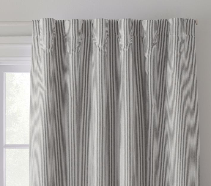 Oxford Stripe Blackout Curtain Panel | Pottery Barn Kids