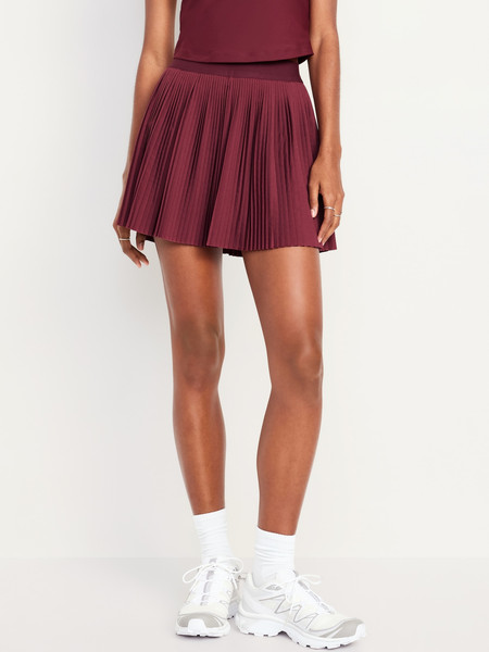 Extra High-Waisted StretchTech Micro-Pleated Skort | Old Navy (US)