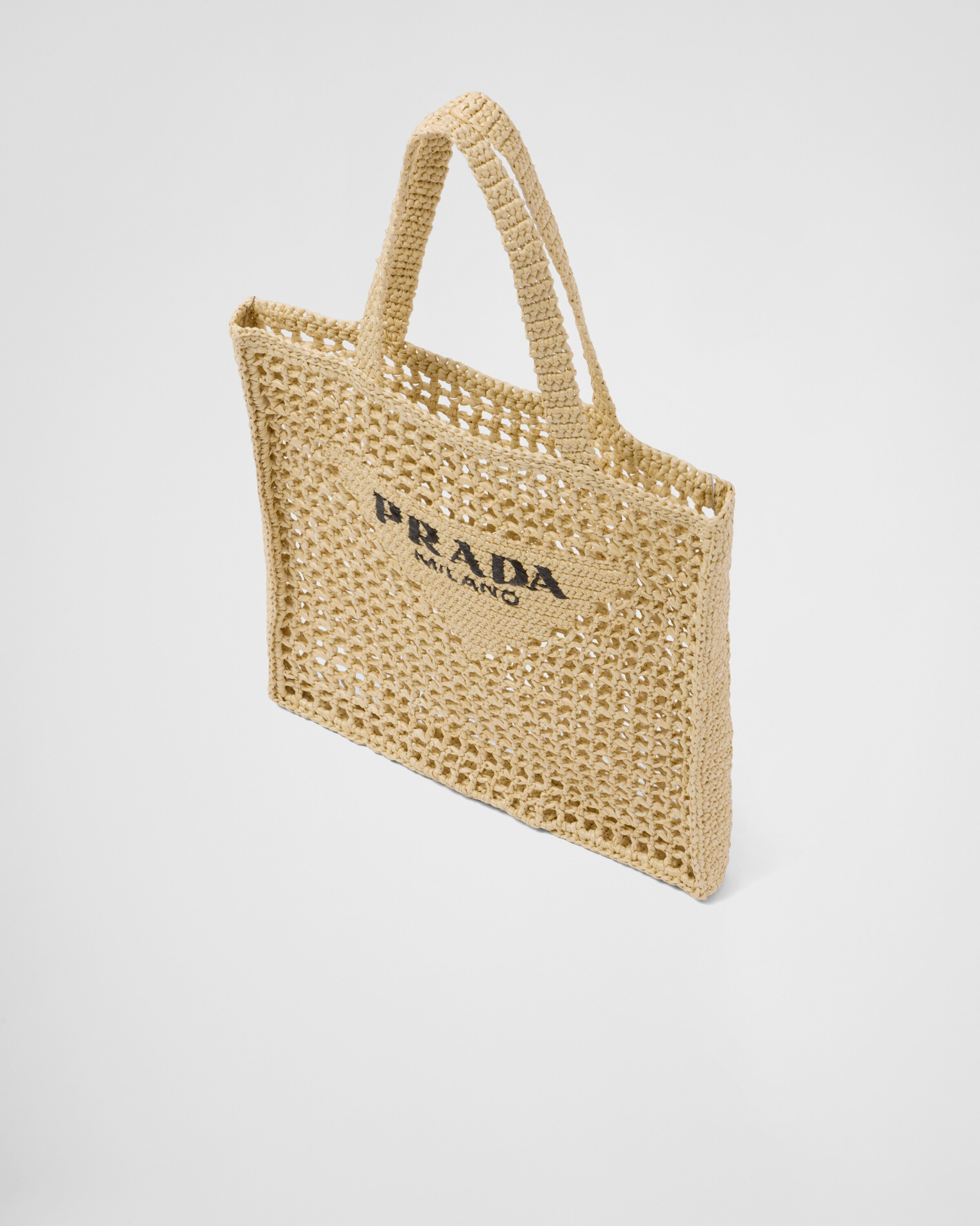 Crochet tote bag | Prada Spa US