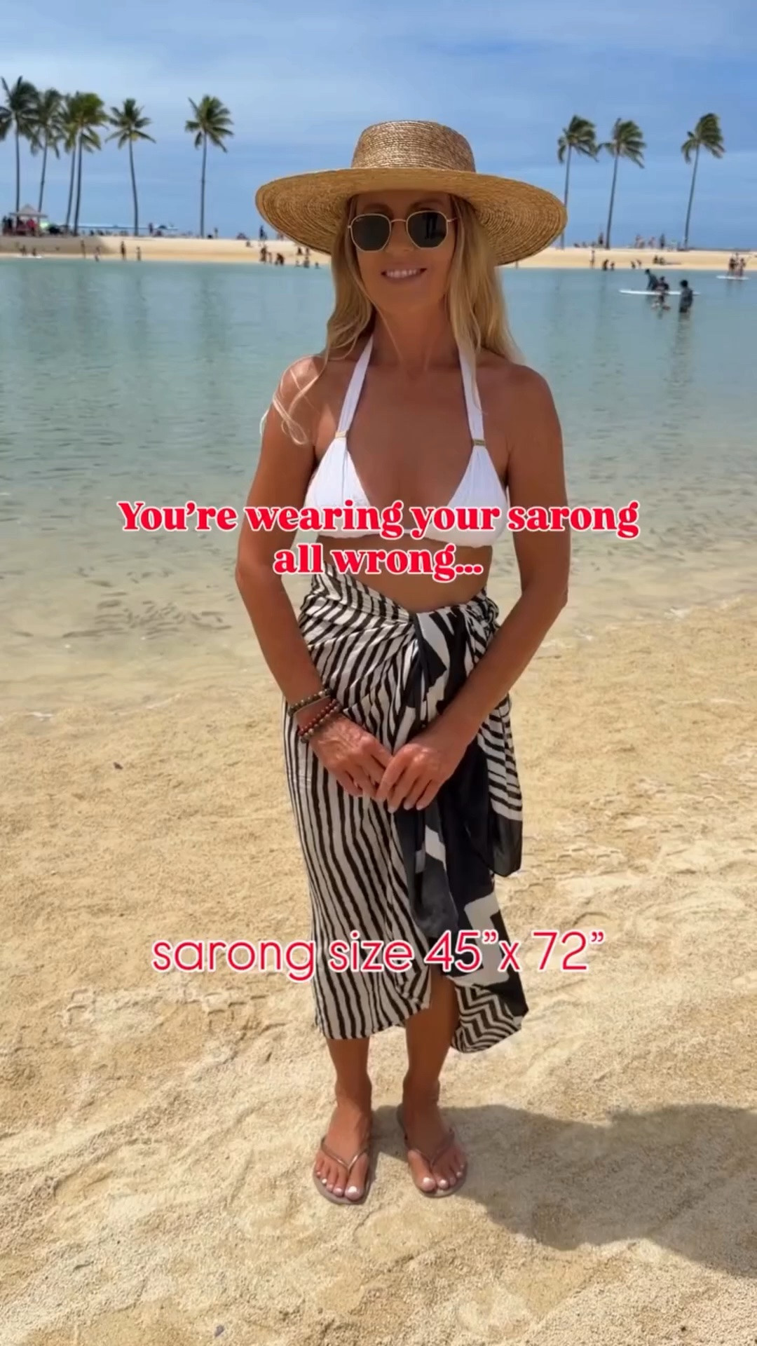 Would you wear this DIY sarong dress? 🫣 YES or NO? 👇

A little more coverage, a little more polished, and definitely more beach-to-lunch friendly. 🌴 I’d happily wear this to lunch at a resort or restaurant!

Say BEACH and I’ll immediately send you all outfits info 🔗😘 

#beachoutfit #diydress #pareo