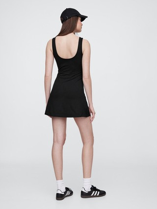 GapFit Recycled Studio Ruched Dress | Gap Factory