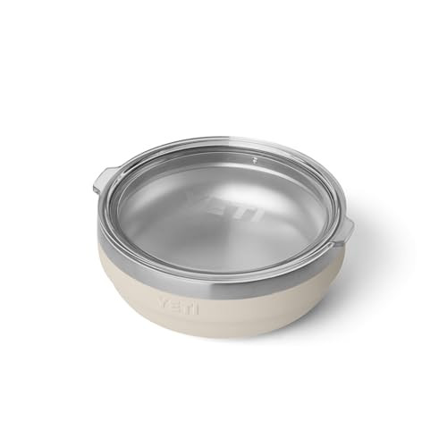 YETI Rambler Low Bowl, Vacuum Insulated, Stackable and Nestable Stainless Steel Bowl with Lid, 0.... | Amazon (US)