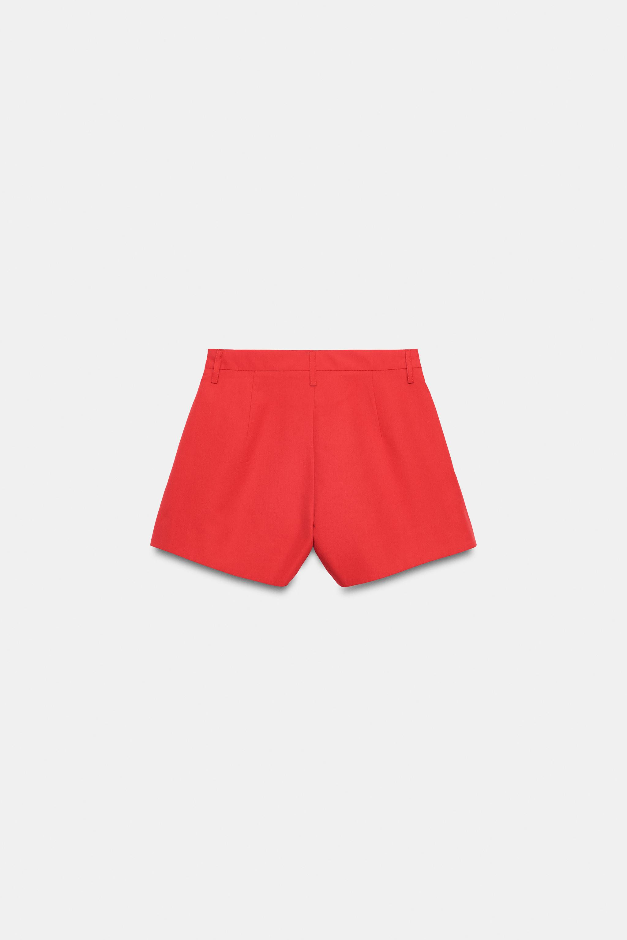PLEATED SHORTS ZW COLLECTION | Zara US