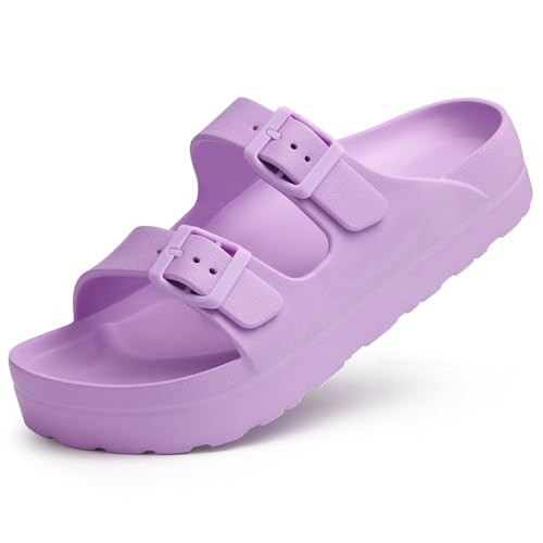 Goosecret Women's Comfortable Arch Support Walking Platform Sandals | Lightweight Chunky Slip-On ... | Amazon (US)
