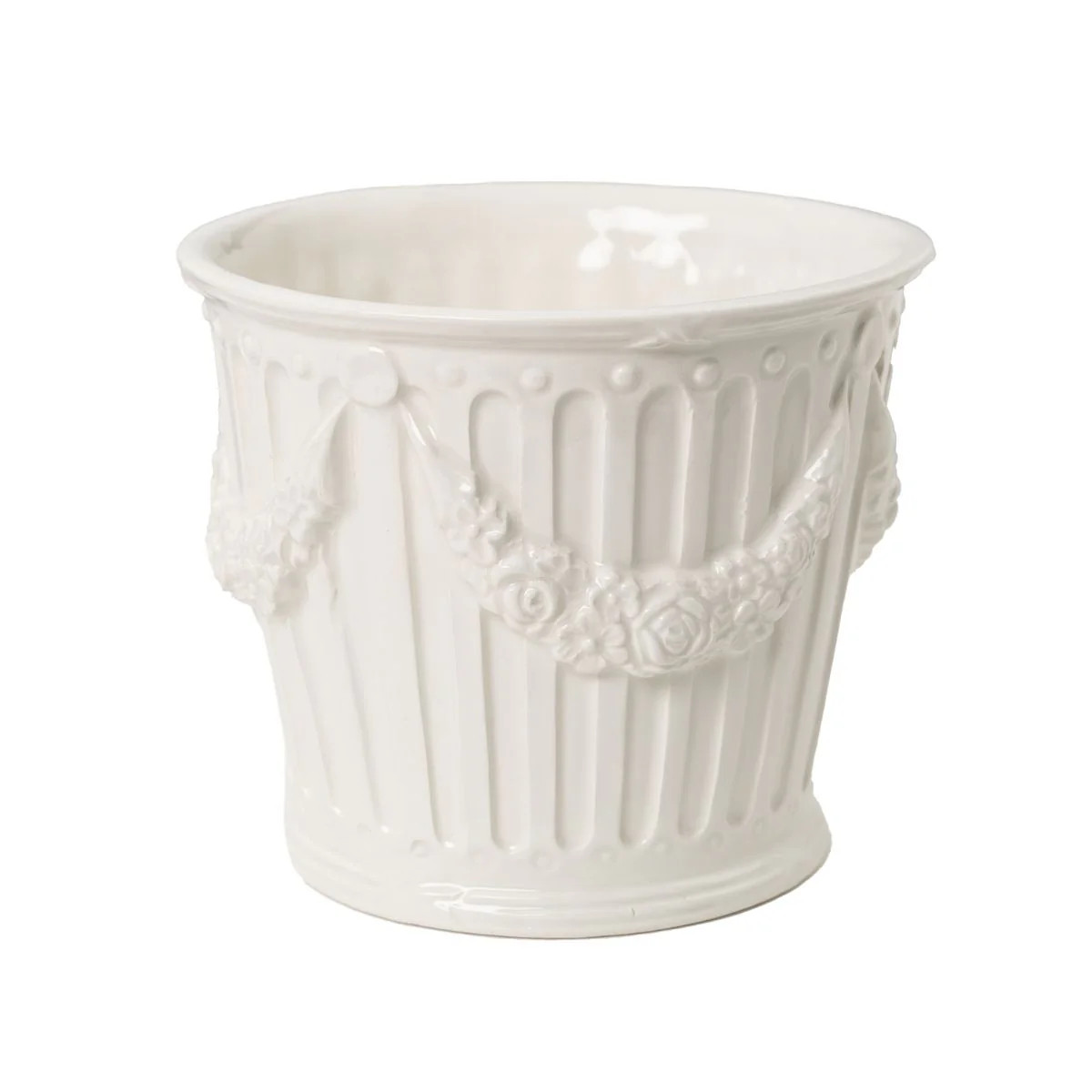 Petite Garland Cachetpot in Creme | Caitlin Wilson Design