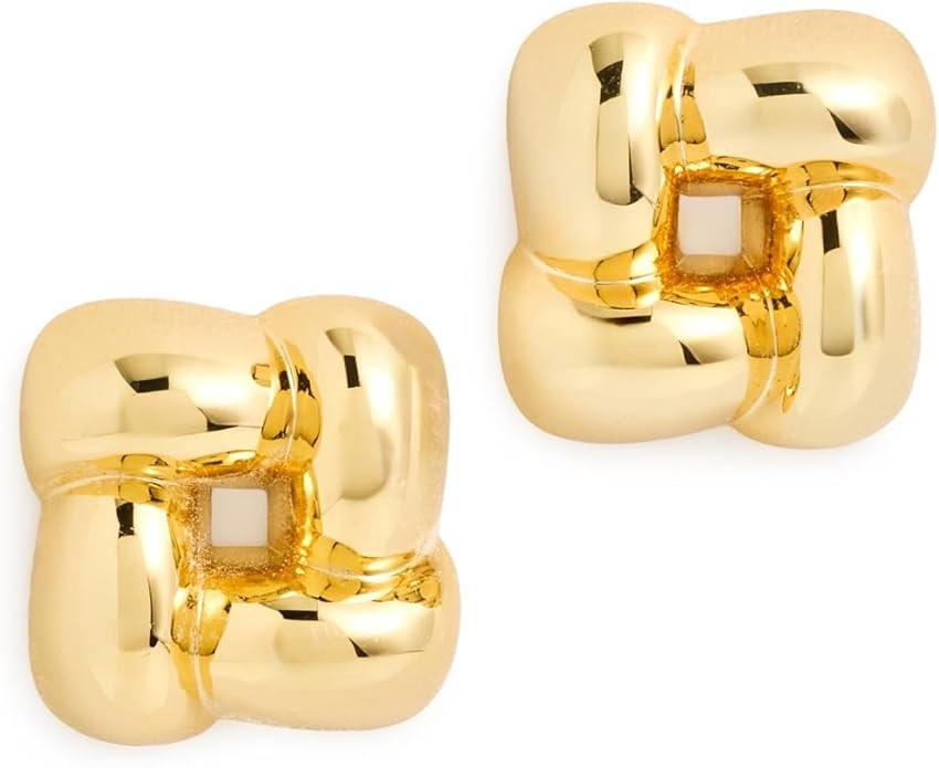 JENNY BIRD Women's Small Woven Square Earrings | Amazon (US)