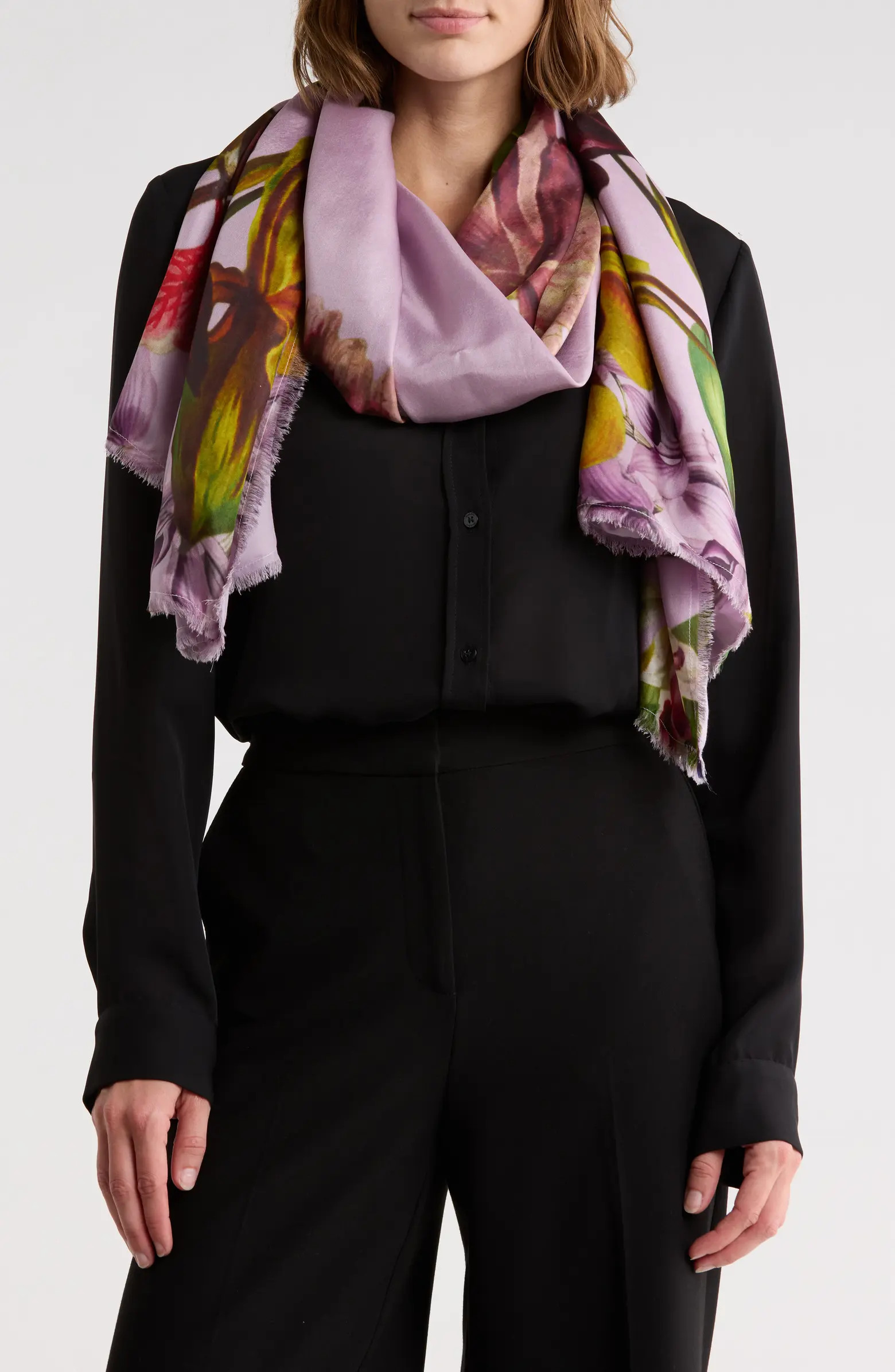 Ted Baker London Floral Large Silk Scarf | Nordstromrack | Nordstrom Rack