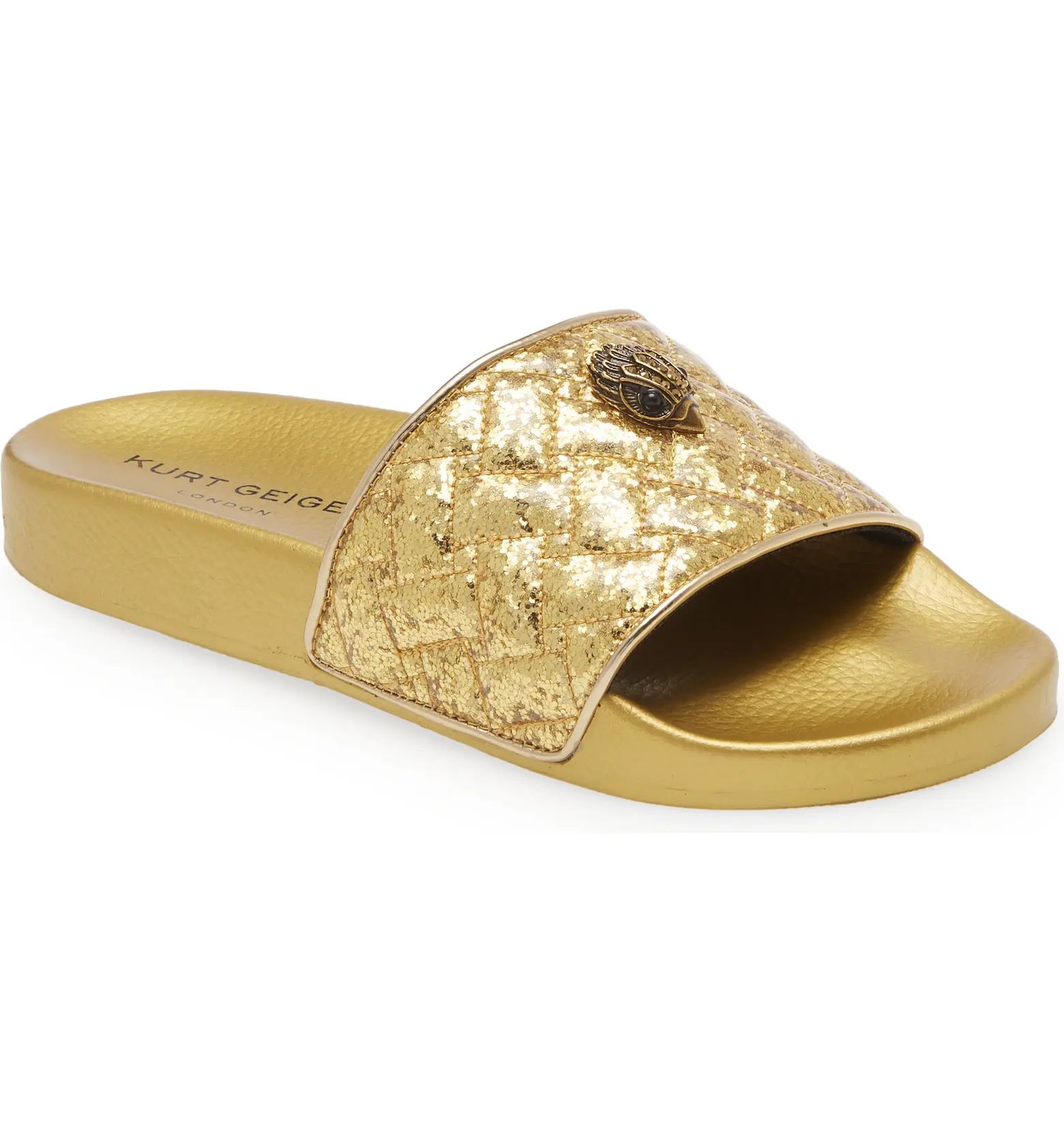 Meena Eagle Glitter Slide Sandal | Nordstrom