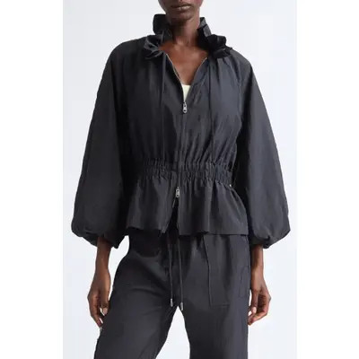 Cinq à Sept Deana Woven Jacket in Khaki at Nordstrom, Size X-Small | Nordstrom