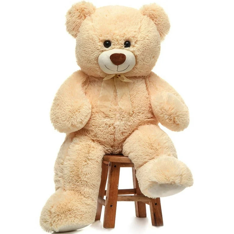 MorisMos Giant Teddy Bear 35.4'' Giant Stuffed Animal Big Bear Plush Toy | Walmart (US)